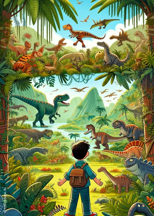 Удивительные приключения Егора на планете динозавров